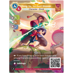 Yong-Su, Tisserand Verdoyant Unique Lyra Altered TCG