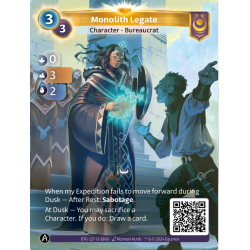 Legate of the Unique Monolith Yzmir Altered TCG