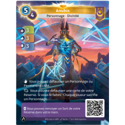 Anubis ALT FOIL Single Card Yzmir Altered TCG