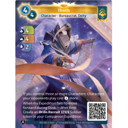 Thot 4-4 Single Ordis Altered TCG Card