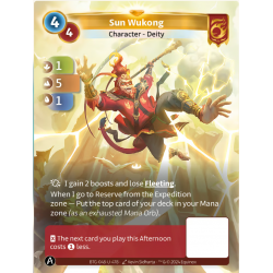 Sun Wukong 4-4 Unique Bravos Altered TCG KS Edition