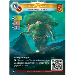 Son of Yggdrasil Unique Bravos Card Altered TCG