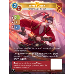 Tomoe Gozen Unique Bravos Altered TCG Edition KS