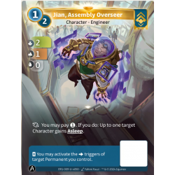 Jian, Assembly Supervisor 1/2 Single Ordis Altered TCG Card