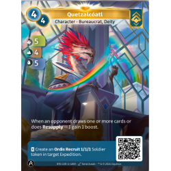 Quetzalcoatl 4-4 Single Ordis Altered TCG Card