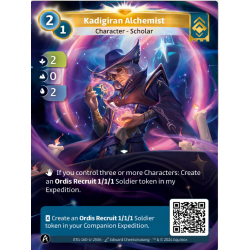 Alchemist of the Kadigir Unique Ordis Map Altered TCG