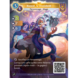 Kuwat, The Dissident Unique Yzmir Altered TCG Card