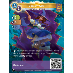 Dorothy Gale Unique Map Yzmir Altered TCG