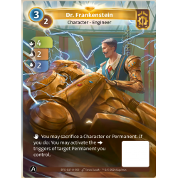 Dr Frankenstein 3/2 Unique Axiom Altered TCG Card