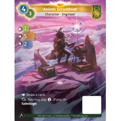 Axiom scrambler (1-5-2) Unique Muna Altered TCG