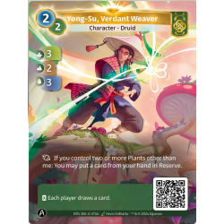 Yong-Su, Tisserand Verdoyant Unique Muna Altered TCG Card 