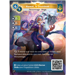 Kuwat, The Dissident (6-6-6) Unique Ordis Altered TCG