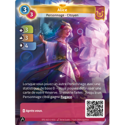 Alice (3-3-4) Unique Map Lyra Altered TCG