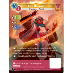 Comedian Lyra (3-2-2) unique map Lyra Altered TCG