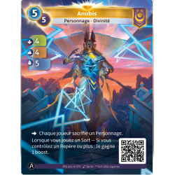 Anubis (4-4-5) ALT FOIL Single Card Yzmir Altered TCG