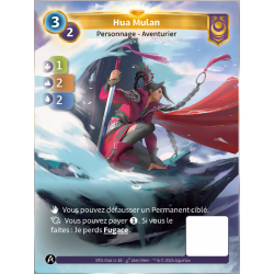 Hua Mulan (1-2-2) Unique map Yzmir Altered TCG