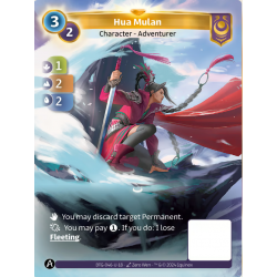 Hua Mulan (1-2-2) Unique map Yzmir Altered TCG