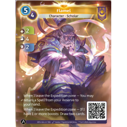 Flamel (2-4-2) Unique Yzmir Altered TCG Card