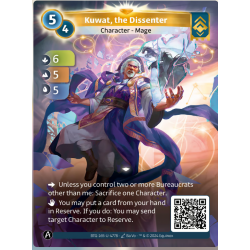 Kuwat, The Dissident (6-5-5) Unique Ordis Altered TCG