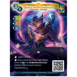 Alchemist of the Kadigir (2-2-2) Unique Ordis Map - Altered TCG