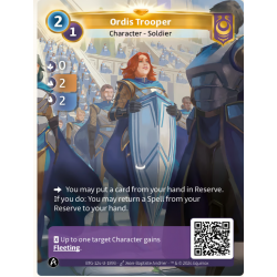 Ordis Troupière (0-2-2) Unique Yzmir - Altered TCG - KS Edition