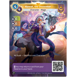 Kuwat, The Dissident (6-6-6) Unique Map Yzmir - Altered TCG - KS Edition