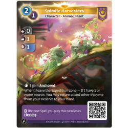 Spindle Harvesters (0-1-1) Unique Card Yzmir - Altered TCG - KS Edition