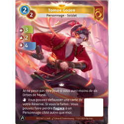 Tomoe Gozen (3-2-4) Unique Bravos Altered TCG