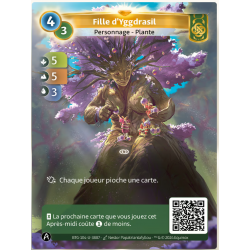 Yggdrasil girl (5-5-3) Unique Muna card - Altered TCG - KS edition