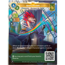 Quetzalcoatl (4-5-3) Unique Muna Card - Altered TCG - KS Edition