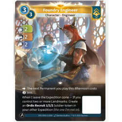 Foundry Engineer 3/3 Single Ordis Map - Altered TCG