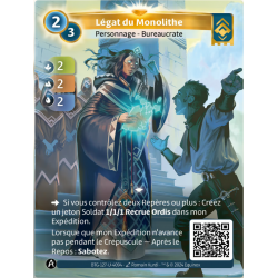 Legate du Monolithe (2-2-2) Single Ordis Card - Altered TCG