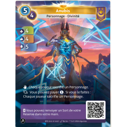 Anubis 5/4 ALT FOIL Single Yzmir Card - Altered TCG - KS Edition