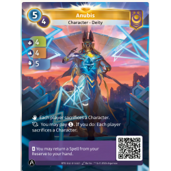 Anubis 5/4 ALT FOIL Single Yzmir Card - Altered TCG - KS Edition