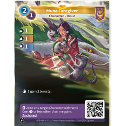 Muna Caregiver (1-1-1) Unique Yzmir - Altered TCG - KS Edition