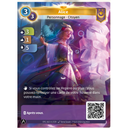 Alice (3-1-5) Unique Yzmir Map - Altered TCG - KS Edition