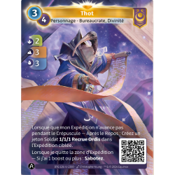 Thot (2-3-3) Unique Yzmir Altered TCG Card - KS Edition