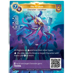 The Kraken (0-0-7) Unique Map Yzmir - Altered TCG - KS Edition