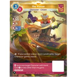 The Hatter (0-4-4) Unique Card Lyra- Altered TCG