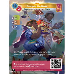 Studious Disciple (1-1-2) Lyra Unique Card - Altered TCG - KS Edition