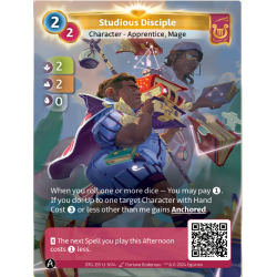 Disciple Student (2-2-0) Unique Lyra Map - Altered TCG - KS Edition