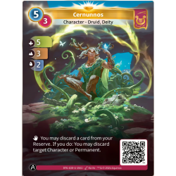 Cernunnos (5-3-2) Unique Lyra Map - Altered TCG - KS Edition