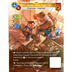 Three Little Pigs (4-2-2) Unique Bravos - Altered TCG