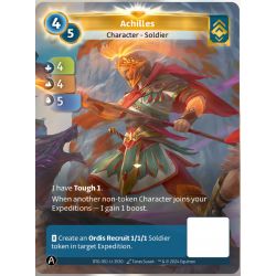 Achilles (4-4-5) Unique Card Ordis - Altered TCG - KS Edition