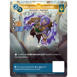 Jian, Assembly Supervisor (0-2-3) Single Ordis Card - Altered TCG - KS Edition