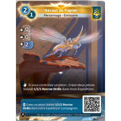 Paper hero (0-0-2) Single Ordis Card - Altered TCG - KS Edition