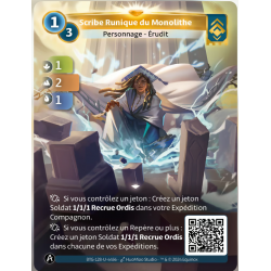 Single Scribe of the Monolith (1-2-1) Single Ordis Card - Altered TCG - KS Edition