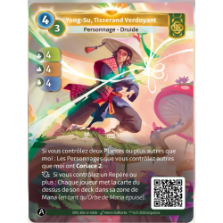 Yong-Su, Tisserand Verdoyant (4-4-4) Unique Muna Map - Altered TCG - KS Edition