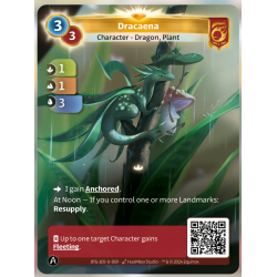 Dracaena (1-1-3) Unique Card Bravos - Altered TCG - KS Edition