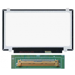 écran de réparatipon pc Portable14.0" Slim HD+ (1600x900) LCD 60Hz, 40pin Droite 25mm, Fixations Haut Bas
